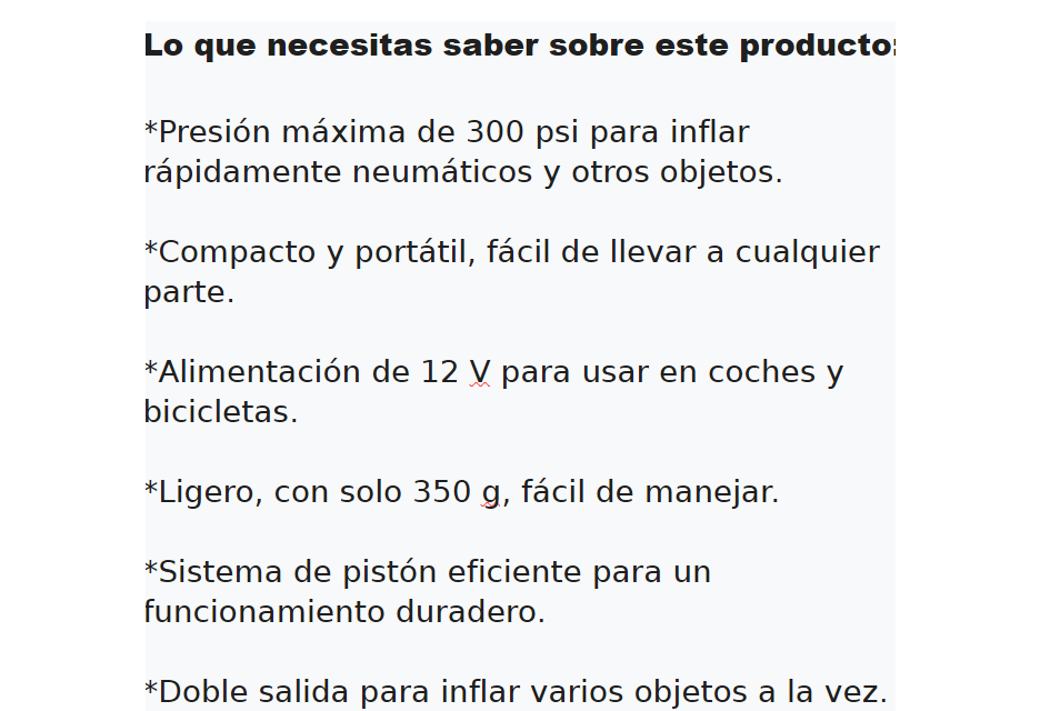Mini Compresor Aire 12v