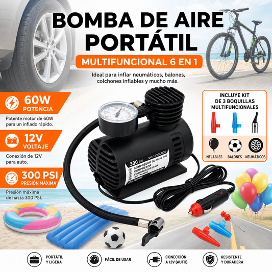 Mini Compresor Aire 12v